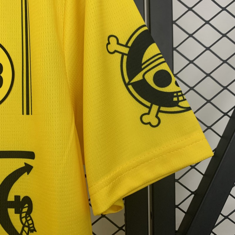 25/26 Borussia Dortmund Yellow with One Piece Design Jersey