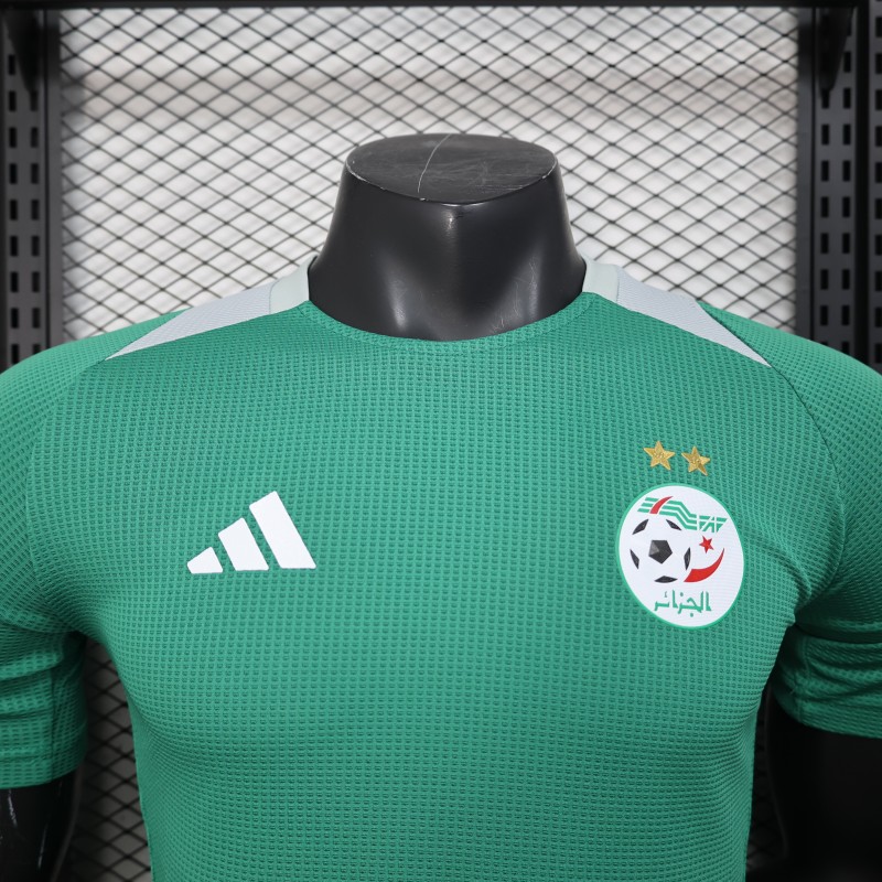 Player Version 2025 Algeria Green with Solid Color Jersey
