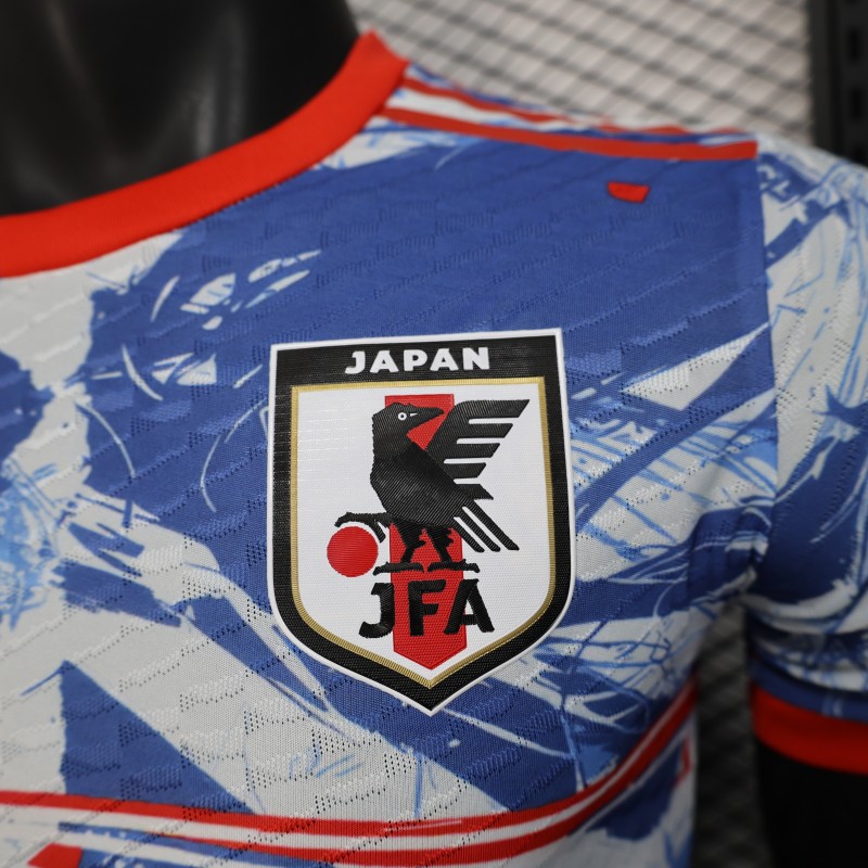 Player Version Japan National Team Special Edition Attack on Titan Mikasa Ackerman Anime Collaboration Jersey