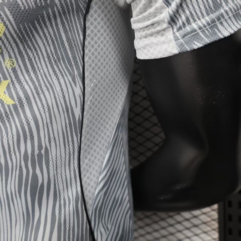 Player Version 25/26 Club America Grey with Diagonal Stripe Pattern Jersey