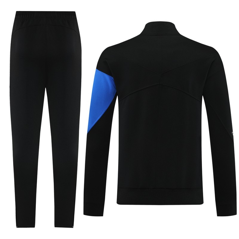 25/26 Chelsea Black/Blue Full Zipper Jacket +Long Pants
