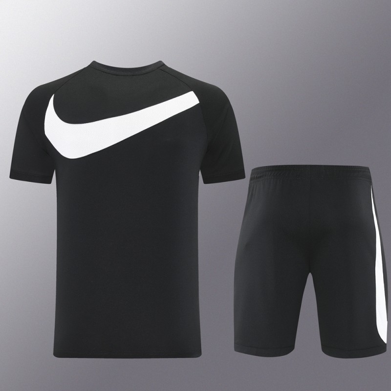 25/26 Nike Black Short Sleeve Jersey+Shorts