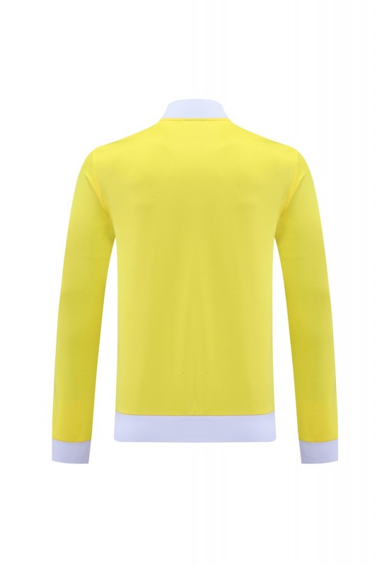 2025 Adidas Original Yellow Full Hoodie Zipper Jacket +Long Pants