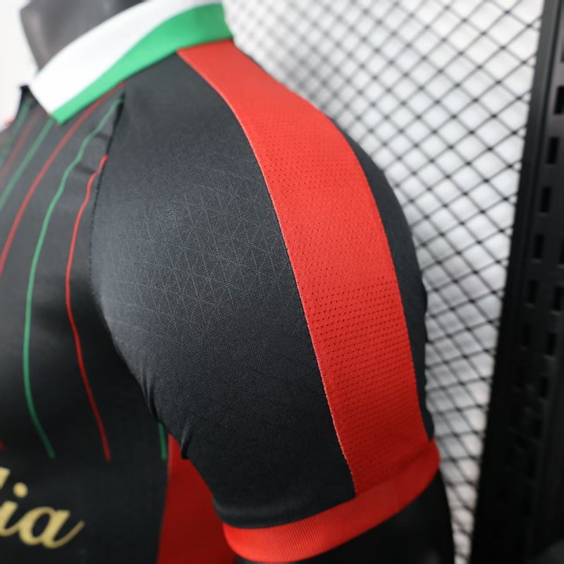 Player Version 25/26 CD Palestina Black Jersey