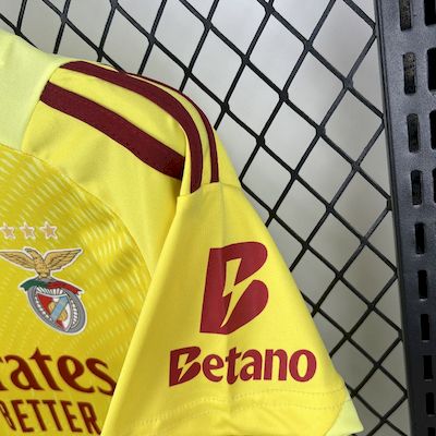 2025/26 Kids Benfica Yellow Goalkeeper Kit