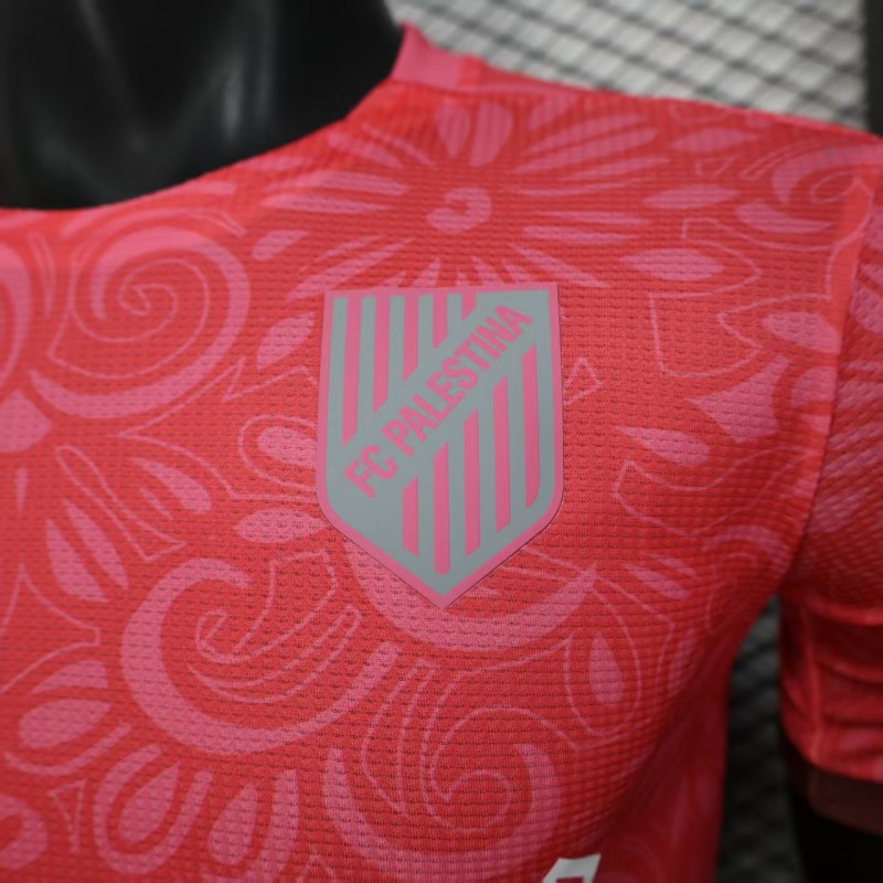 Player Version 25/26 CD Palestina Pink Jersey