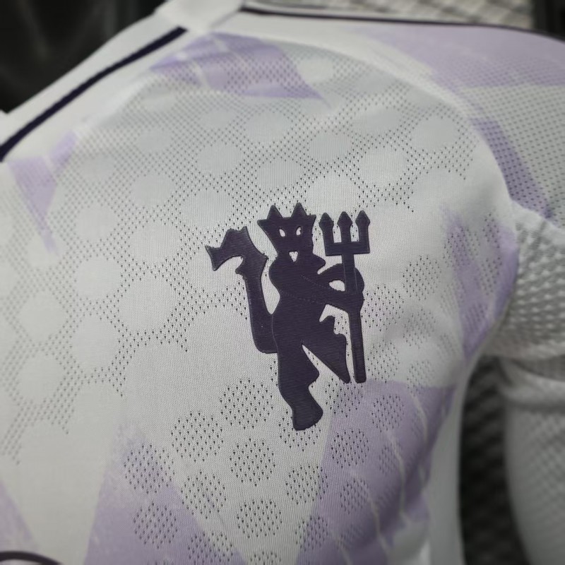 Player Version 25/26 Manchester United Away Long Sleeve Jersey