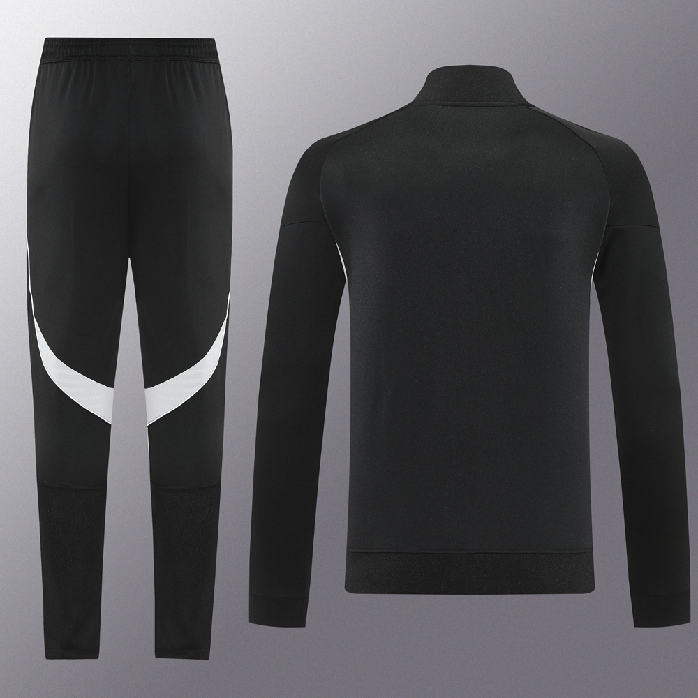 2025 Adidas Black Full Zipper Jacket + Long Pants