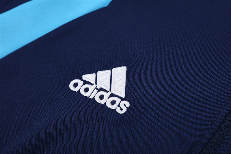 Retro 05/06 Real Madrid Royal Blue Half Zipper Jacket