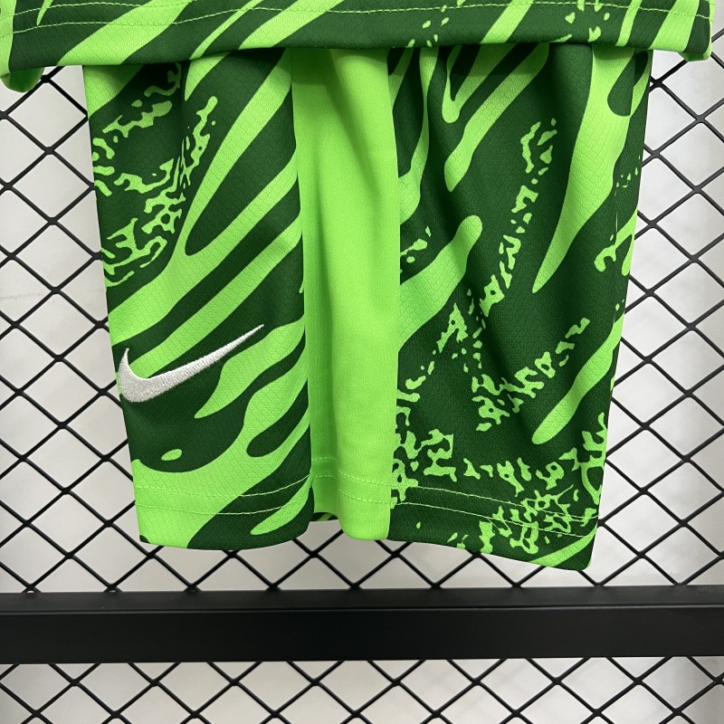 25/26 Kids Sporting Lisbon Goalkeeper Green Jersey