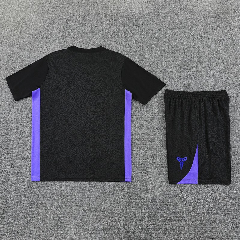25/26 Barcelona Black Joint Edition with XS Short Sleeve+Soccer Shorts