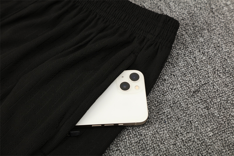 Player Version 25/26 France Black Half Zipper Jacket+Long Pants