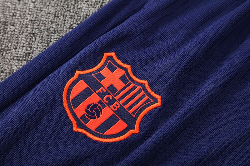 Player Version 25/26 Barcelona Royal Blue T90 Half Zipper Jacket+Long Pants