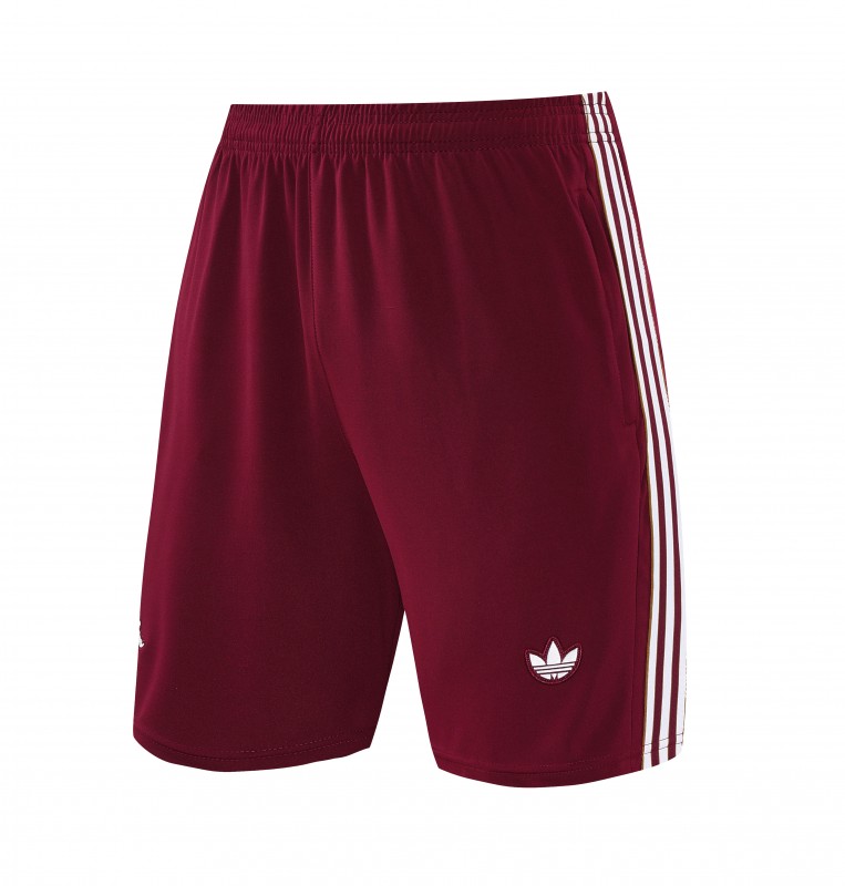 25/26 Arsenal Adidas Original Wine Short Sleeve Jersey+Shorts