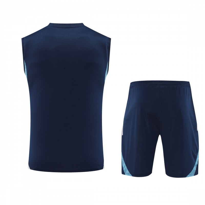 25/26 Real Madrid Navy Vest Jersey+Shorts