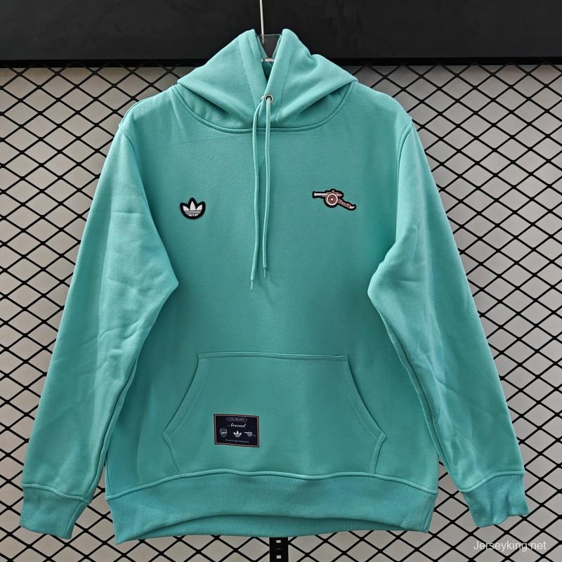 25/26 Arsenal Embroidered Logo Hoodie 7 Colors