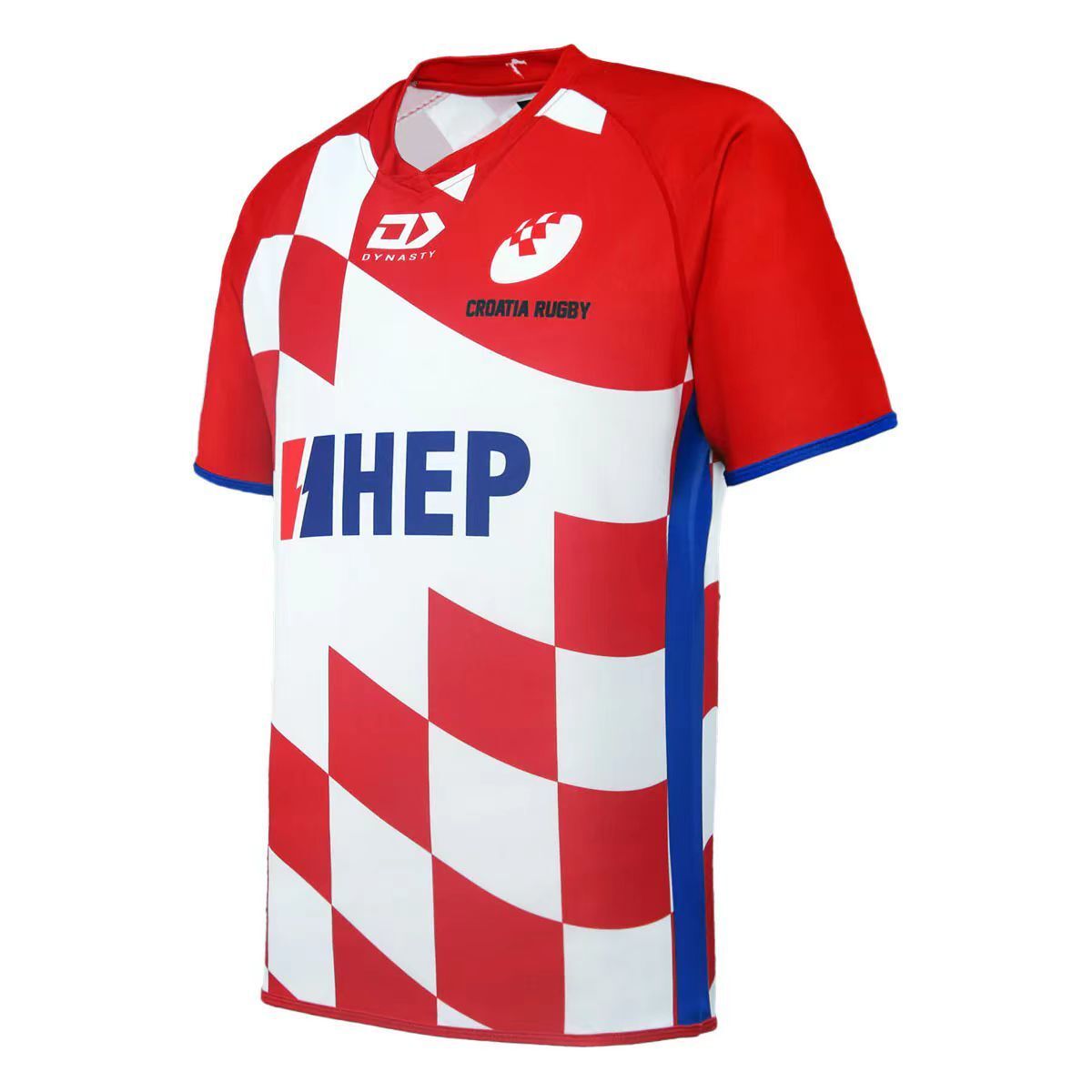2026 Croatia Red and White Checkerboard Pattern Jersey