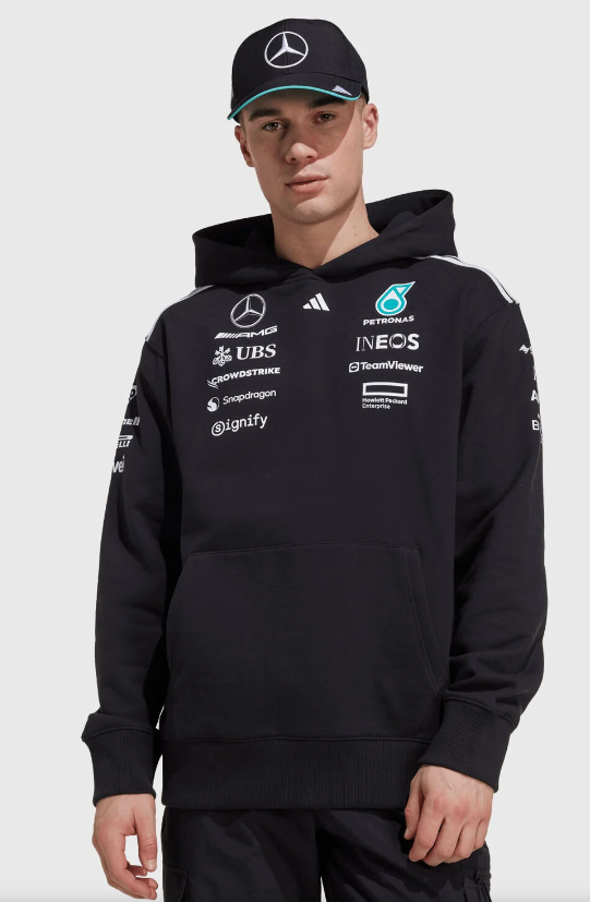 2026 F1 Mercedes-AMG Petronas F1 Team Black Hoodie