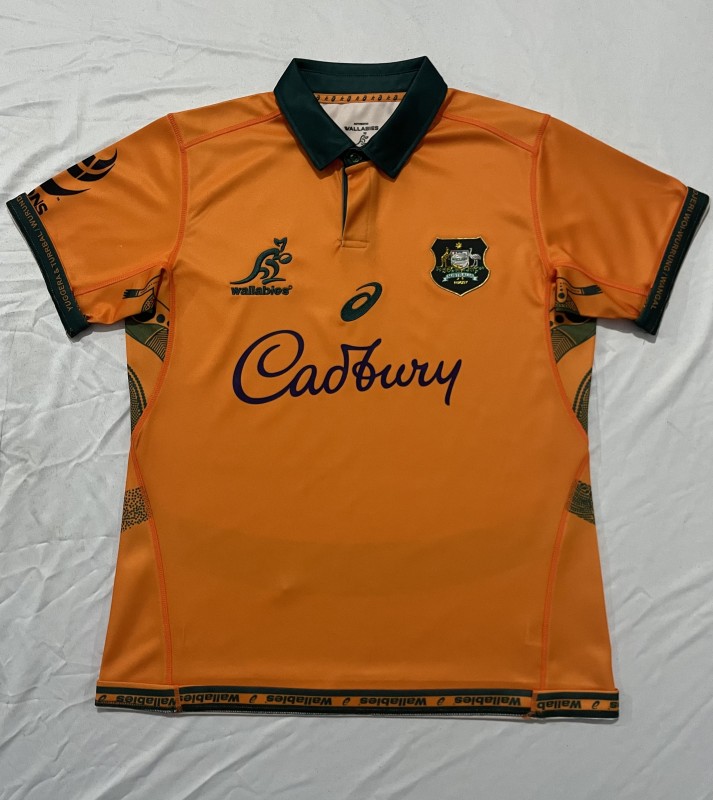 2026 Australia Wallabies Gold with Green Accents Jersey