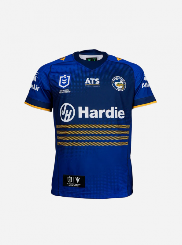 25/26 Parramatta Eels Blue with Gold Stripes Jersey