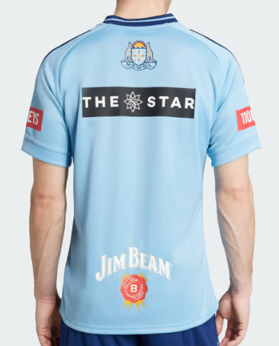 2026 NSW Blues Sky Blue to Navy Blue Gradient with Diamond Pattern Jersey