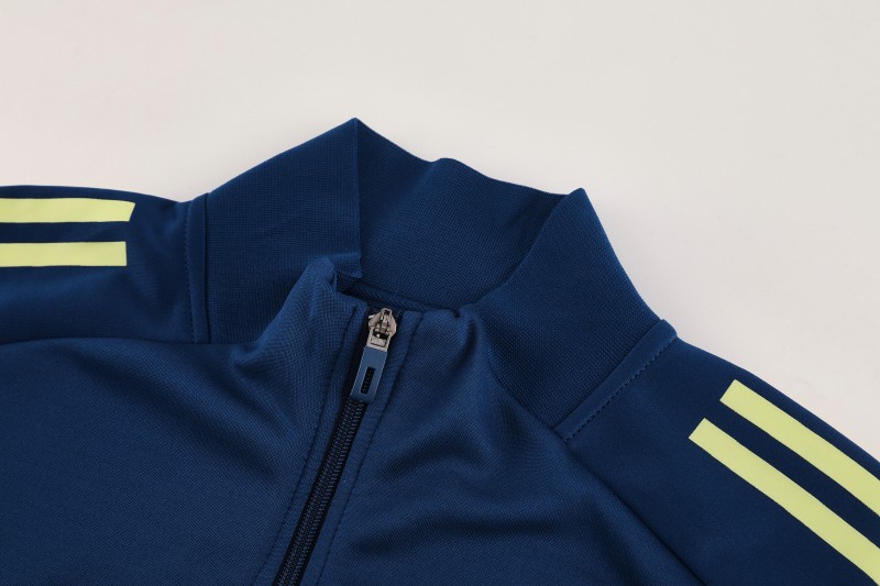 2025 Adidas Azure Blue Full Zipper Jacket+Long Pants