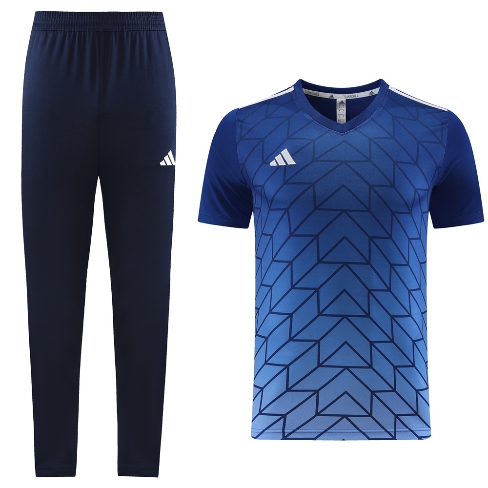 2025 Adidas Royal Blue Full Zipper Jacket+Long Pants