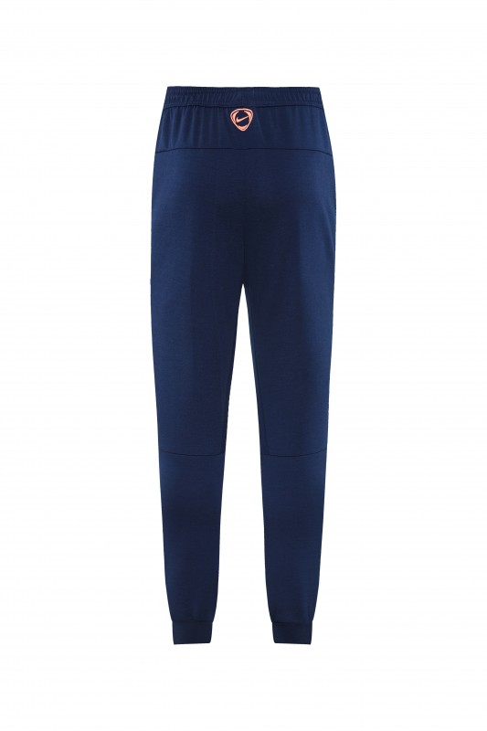 25/26 Barcelona 01 Royal Blue Hoodie Full Zipper Jacket+Long Pants