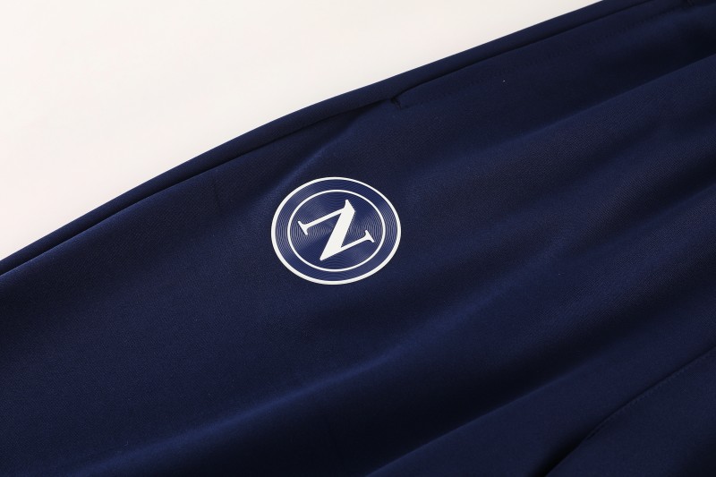 25/26 Napoli Blue/Black Full Zipper Jacket+Long Pants