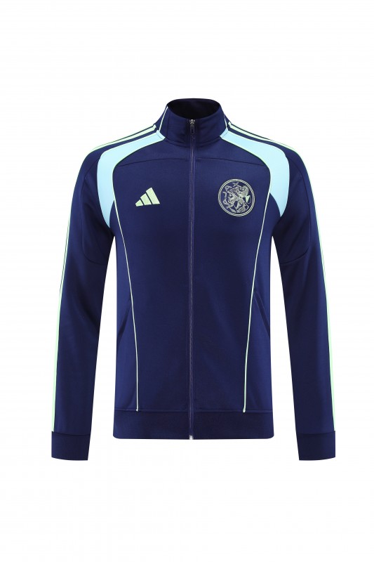 25/26 Ajax Amsterdam Navy Blue Full zipper Jacket Tracksuit+ long pants
