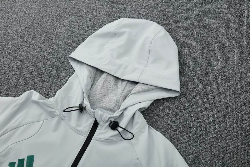 26/27 Algeria Full Zipper Hooded Jacket Tracksuit + Long Pants
