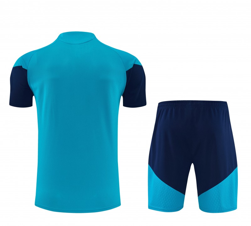 26/27 Spain Light Blue Short Sleeve+Soccer Shorts