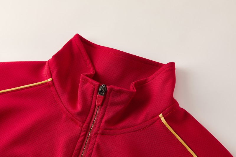 2026 Nike Red Full Zipper Jacket + Long Pants