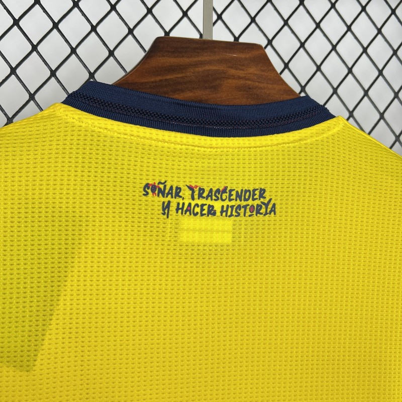 2026 Mens Ecuador World Cup Home Jersey