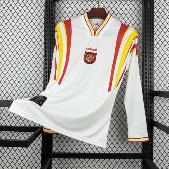 1996 Retro Spain Away Long Sleeve Jersey