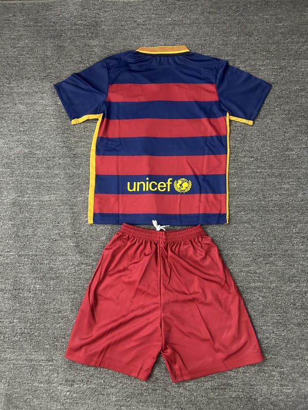 Retro Kids 15/16 FC Barcelona Home Jersey