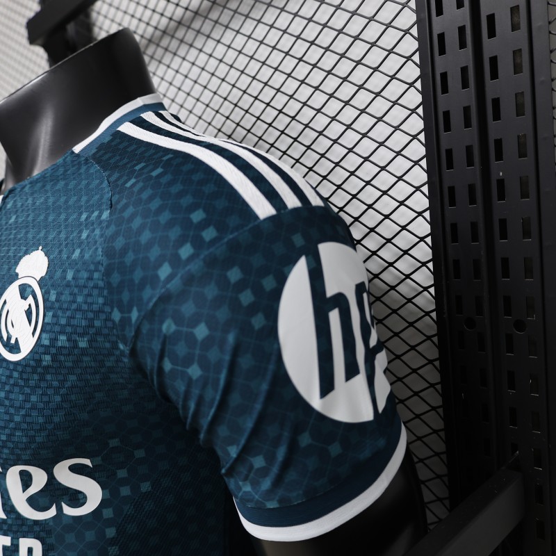 Player Version 26/27 Real Madrid Away Teal Blue  Jersey