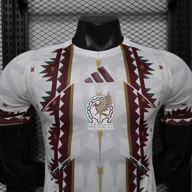Player Version 2026 Mexico White  Special Edition Away Jersey