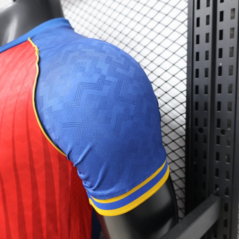 Player Version 26/27 FC Barcelona Royal Blue & Garnet Red Vertical Stripes  Special Edition Jersey