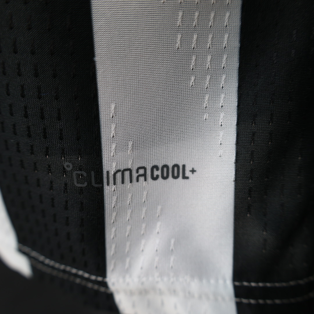 Player Version 26/27 Juventus Black & White Stripe Gold Detail Home Jersey