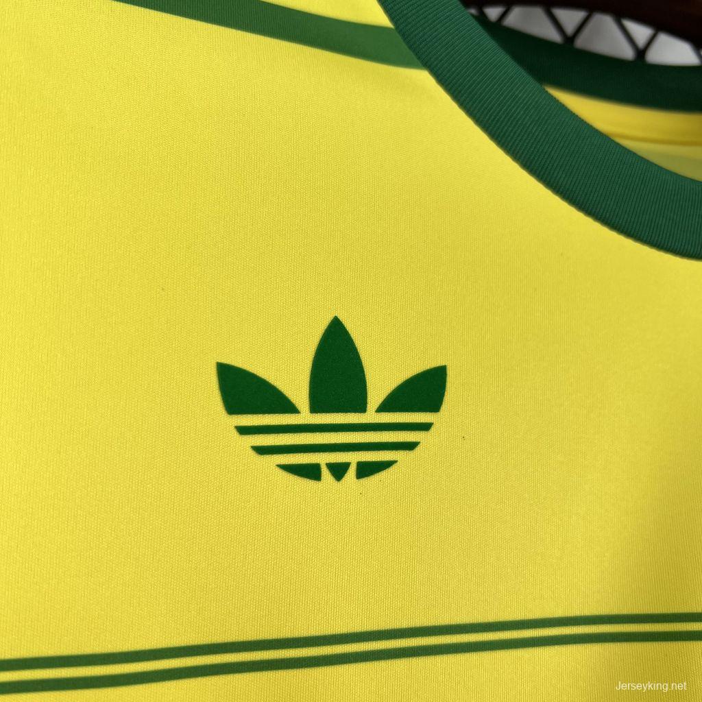 1984 Retro Brazil Home Jersey