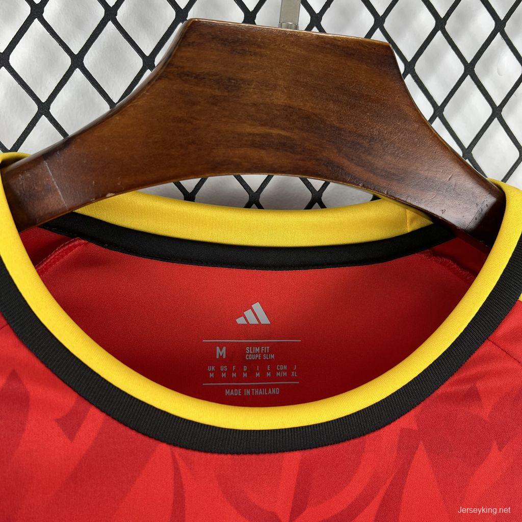 2026 Mens Belgium World Cup Home Long Sleeve Jersey