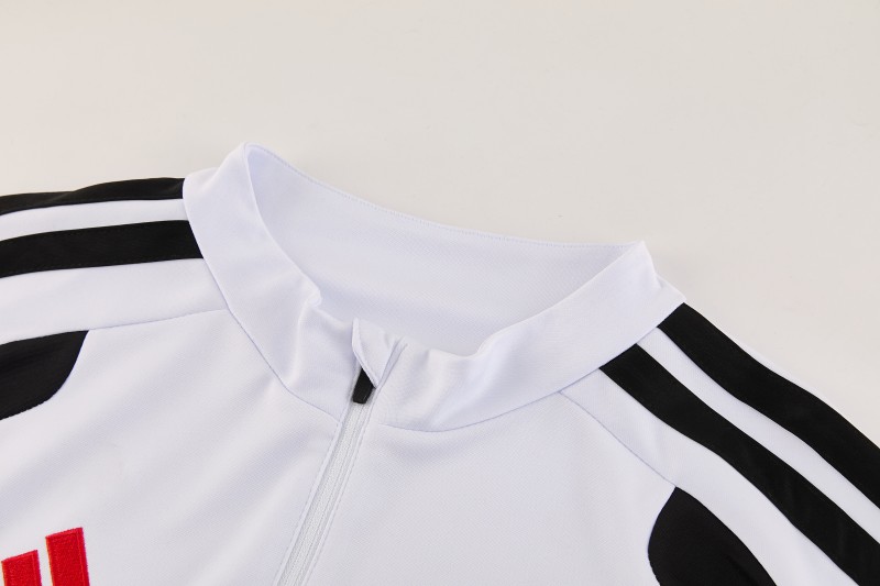 26/27 Liverpool White Half Zipper Jacket Tracksuit + Long Pants