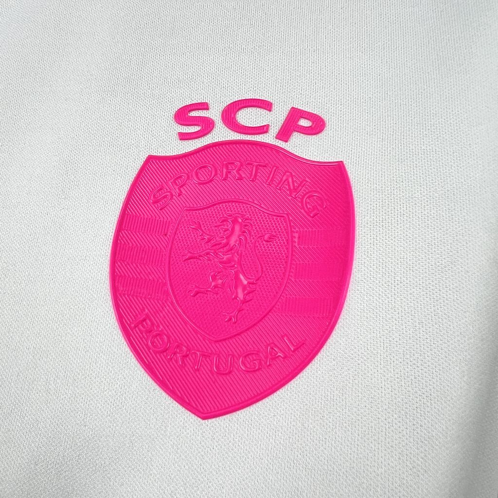 2025/26 Mens Sporting CP Pink October Jersey