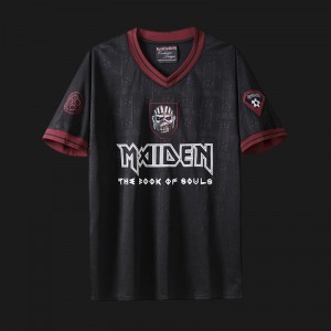 Retro 2016 West Ham United x Iron Maiden Black Jersey