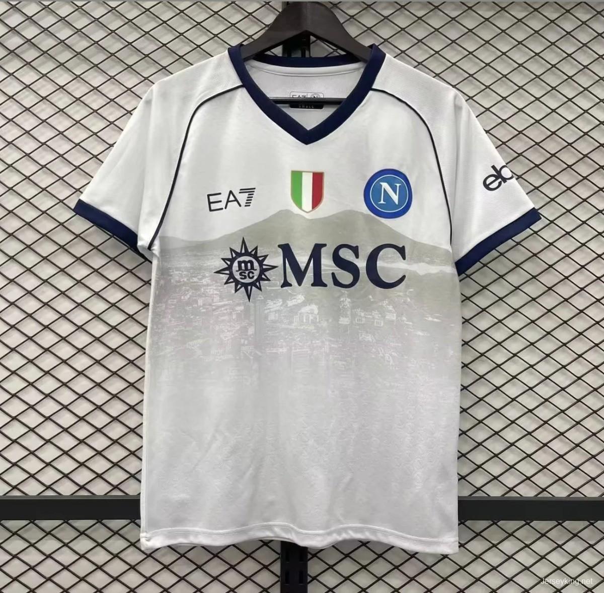 23/24 Napoli Away White Jersey