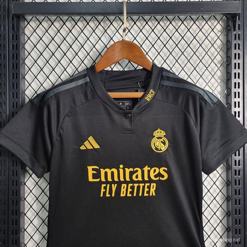 23/24 Women Real Madrid Third Black Jersey