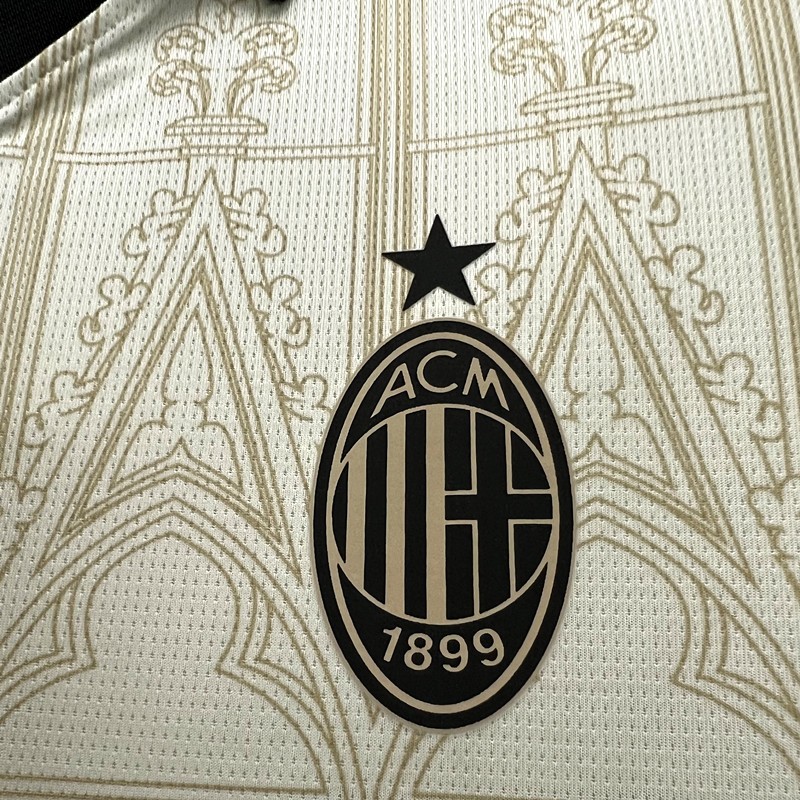 Retro 23/24 AC Milan Forth White Jersey