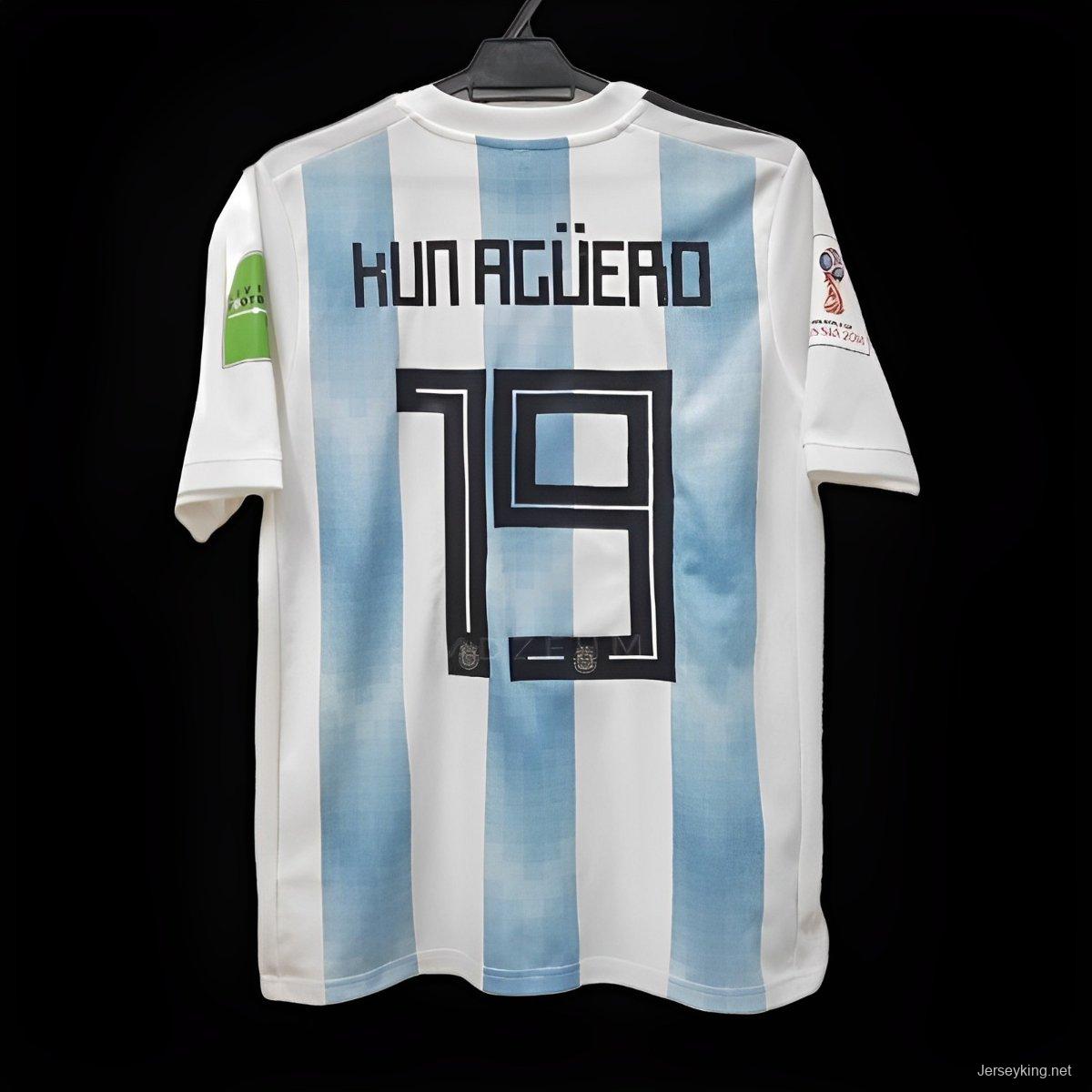 Retro 2018 Argentina Home Jersey