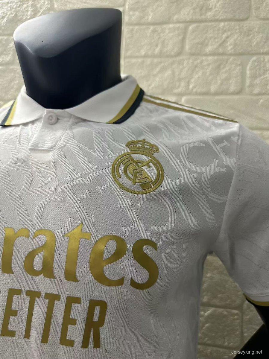 Player Version 24/25 Real Madrid White Special Pre-Match Jersey